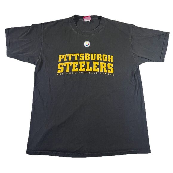 NFL Other - Pittsburgh Steelers NFL Football T-Shirt Black Gold 2000s Y2K Men's Large